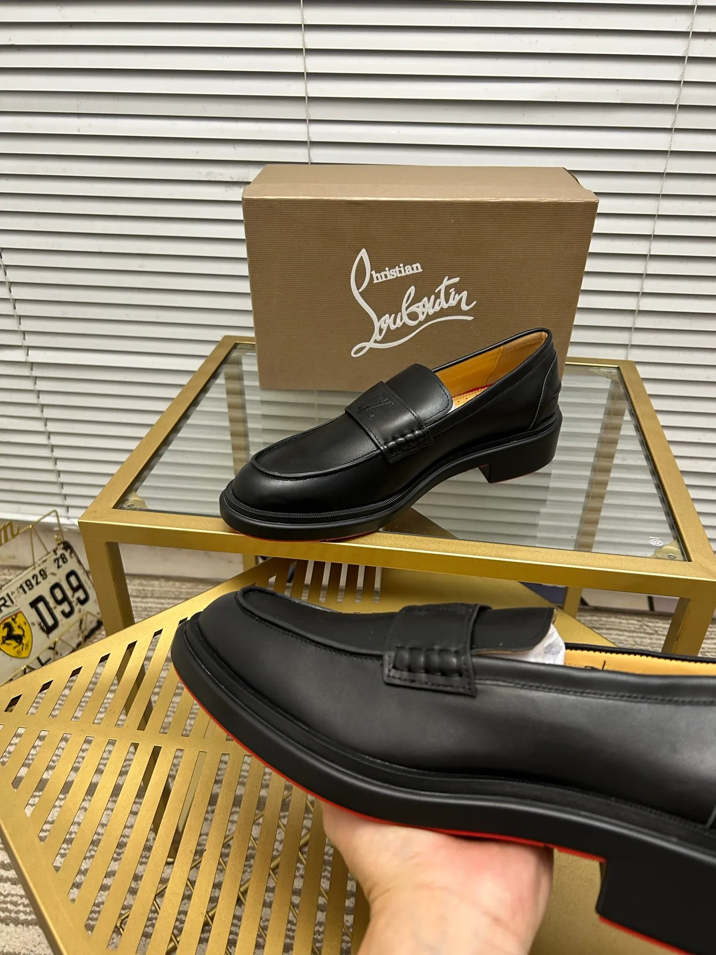 (Customized model) Ex-factory price is 860. christian louboutin (CL red sole shoes) counter series, casual sneakers for couples 📢 📢 📢 Exclusive hot style release 🎈🎈💪 Movable latex feet 👻 Finished outsole line [Proud] 😝Female 35-40# Male 38#-46, global supply😝 [Top version]: Original imported genuine leather upper, top original leather lining, original molded TPU outsole, original 1:1 detail processing, original shoe last,